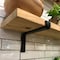Ekena Millwork Steel Truss Shelf Bracket, Antiqued Silver 2"W x 10"D x 7 1/4"H BKTM02X10X07TSASV - alternate 4